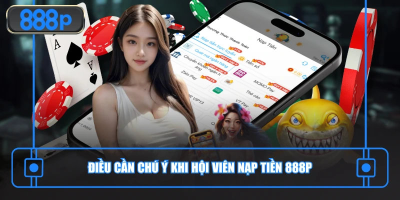 Điều cần chú ý khi hội viên nạp tiền 888P